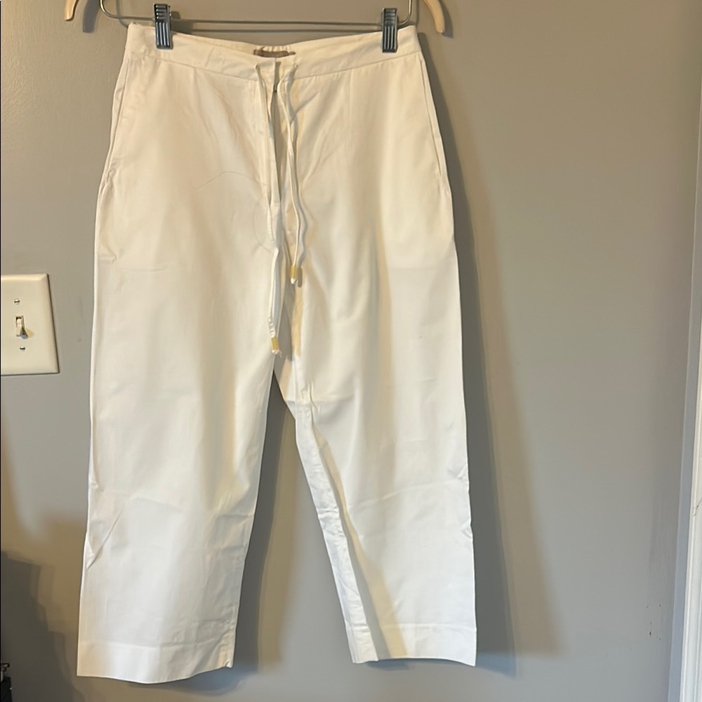 Women’s White Drawstring Pants